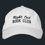 Gorra Bordada Custom Book Club Name<br><div class="desc">Show off your love of reading (and your favorite reading crew) with this custom embroidered book club hat! Personalized with your book club name or any custom text, this hat is the perfect blend of cozy, casual, and bookish style. Use Zazzle’s easy design tools to choose your preferred fonts and...</div>