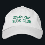 Gorra Bordada Custom Book Club Name<br><div class="desc">Show off your love of reading (and your favorite reading crew) with this custom embroidered book club hat! Personalized with your book club name or any custom text, this hat is the perfect blend of cozy, casual, and bookish style. Use Zazzle’s easy design tools to choose your preferred fonts and...</div>
