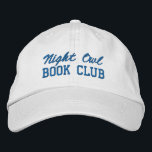 Gorra Bordada Custom Book Club Name<br><div class="desc">Show off your love of reading (and your favorite reading crew) with this custom embroidered book club hat! Personalized with your book club name or any custom text, this hat is the perfect blend of cozy, casual, and bookish style. Use Zazzle’s easy design tools to choose your preferred fonts and...</div>