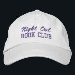 Gorra Bordada Custom Book Club Name<br><div class="desc">Show off your love of reading (and your favorite reading crew) with this custom embroidered book club hat! Personalized with your book club name or any custom text, this hat is the perfect blend of cozy, casual, and bookish style. Use Zazzle’s easy design tools to choose your preferred fonts and...</div>