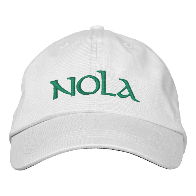 Gorra Bordada Custom embroidered Nola Mardi Gras (Anverso)