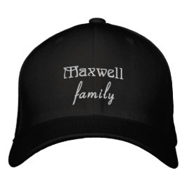 Gorra Bordada Custom Family Reunion Minimalist Bold Typography