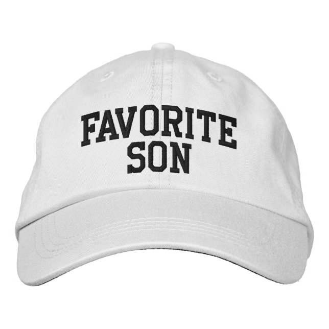 Gorra Bordada Custom Favorite Son Funny Birthday Gift for him (Anverso)