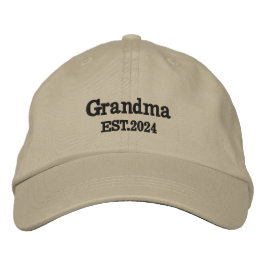 Gorra Bordada Custom Gift for Grandma Grandpa Mother’s Day Gift 
