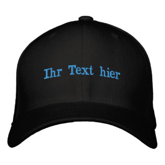 Gorra Bordada custom kappe besticken mit text