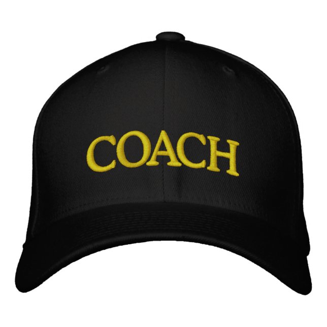 Gorra Bordada Customizable COACH (Anverso)