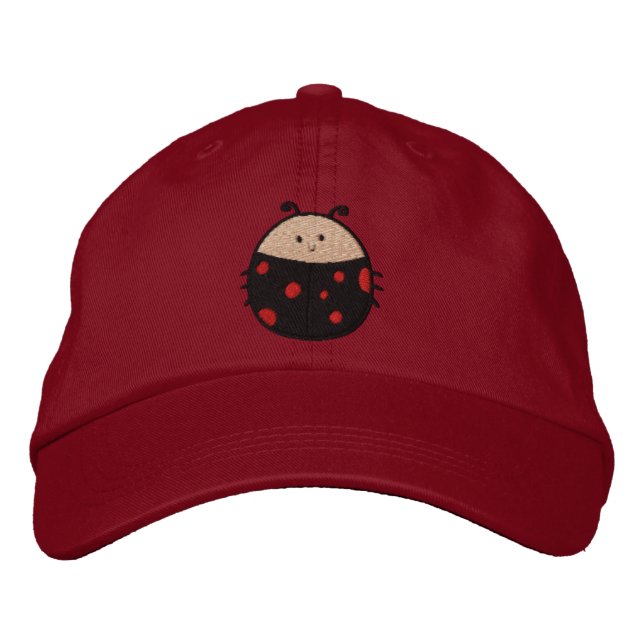 Gorra Bordada Cute Ladybird (Anverso)