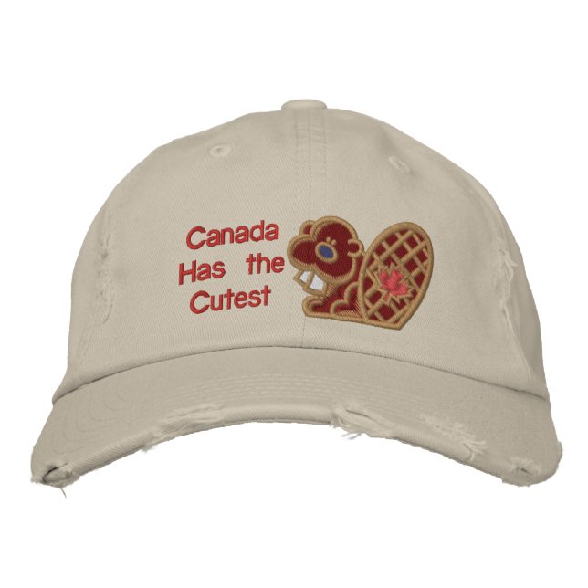 Gorra Bordada Cutest Beaver (Anverso)