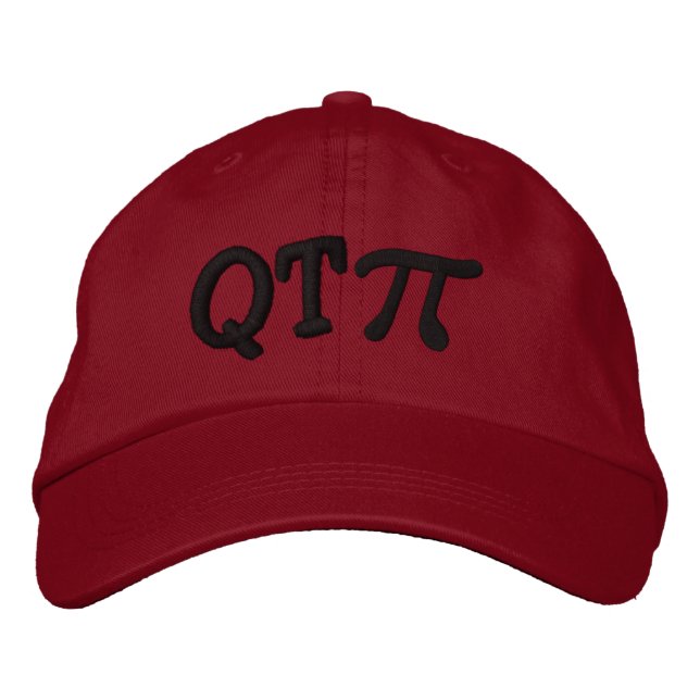Gorra Bordada Cutie Pie as in Q T Pi (Anverso)