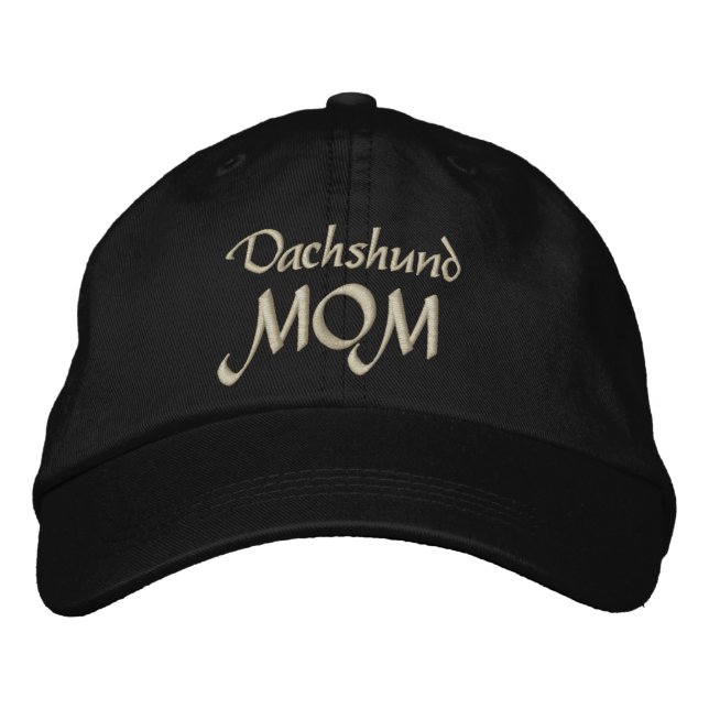 Gorra Bordada Dachshund Mom Gifts (Anverso)