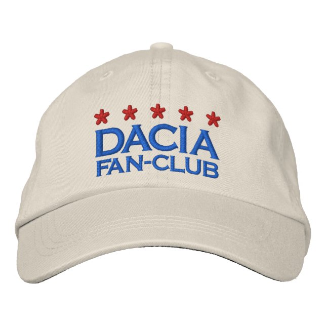 GORRA BORDADA DACIA FAN-CLUB - 001 (Anverso)