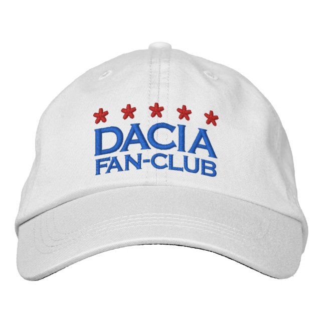 GORRA BORDADA DACIA FAN-CLUB - 001 (Anverso)