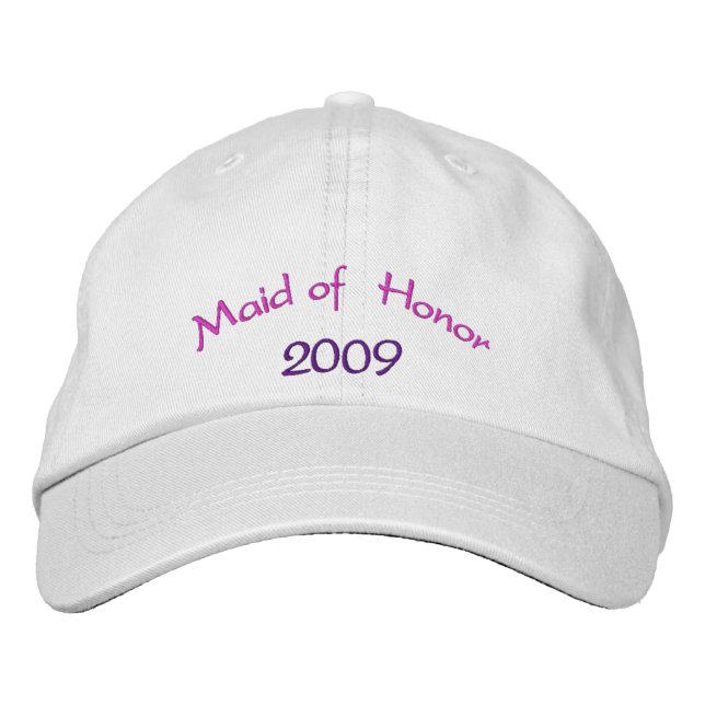 Gorra Bordada Dama de honor (Anverso)