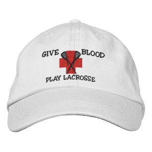 Gorra Bordada Dar Juga Sanguínea Lacrosse Borracho