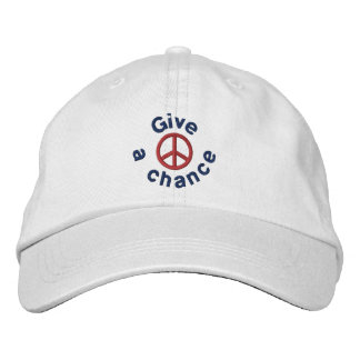 Gorra Bordada Dar la oportunidad a la paz