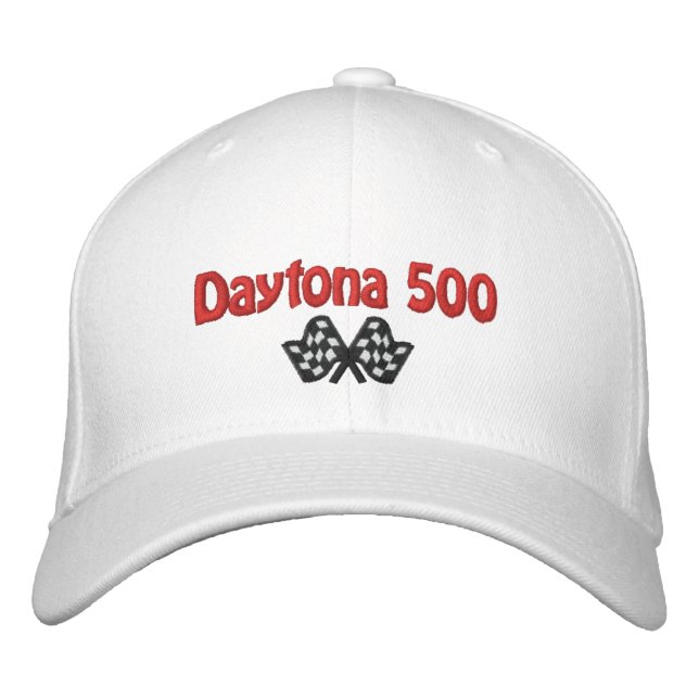 Gorra Bordada Daytona 500 Carreras Cap (Anverso)