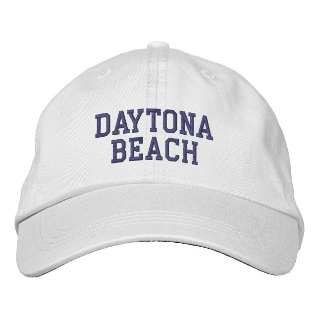Gorra Bordada Daytona Beach Embrocada Sombrero de Béisbol de Flo (Anverso)