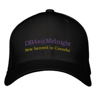 Gorra Bordada DBAs@Midnight Gorra!
