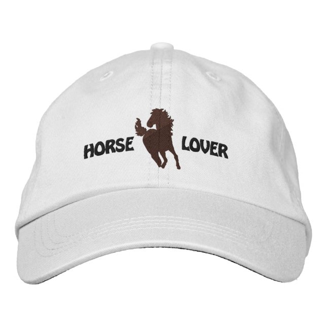 Gorra bordada de amante de caballo - Estilos de Go (Anverso)