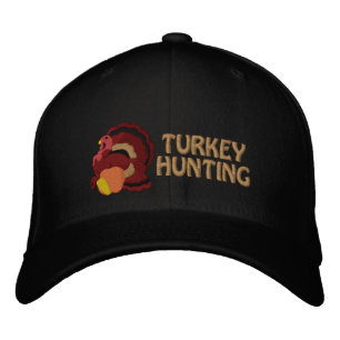 Gorra Bordada de Caza de Pavos - Personalizable
