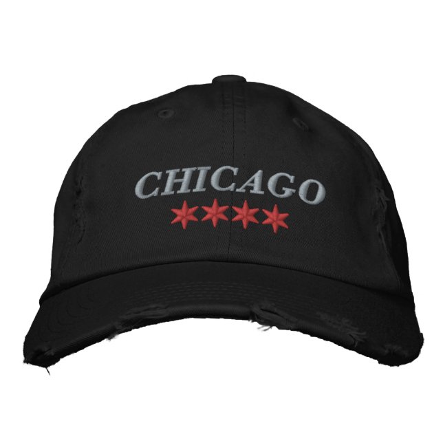 Gorra Bordada de Chicago (Anverso)