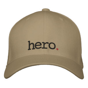 gorra bordada de héroe