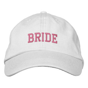 Gorra bordada de novias