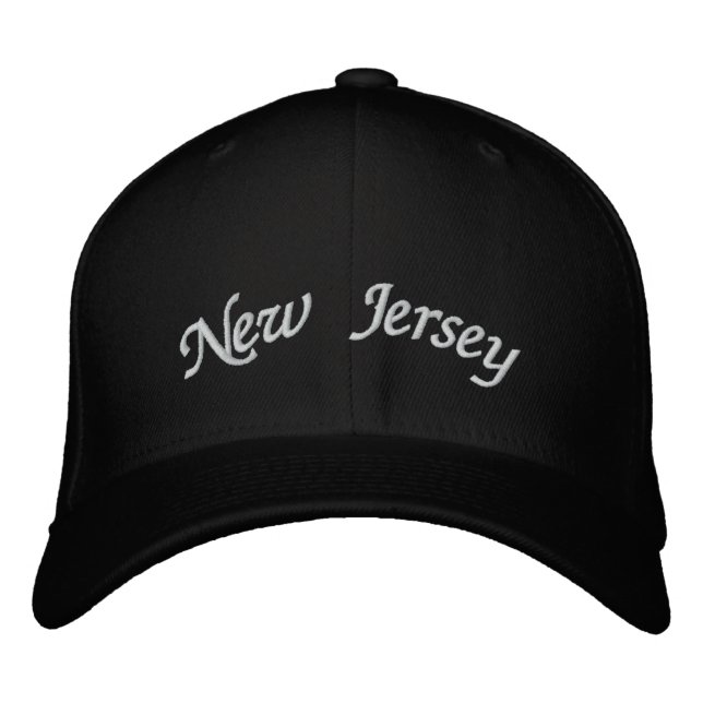 Gorra Bordada de Nueva Jersey (Anverso)