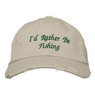 Gorra bordada de pescador