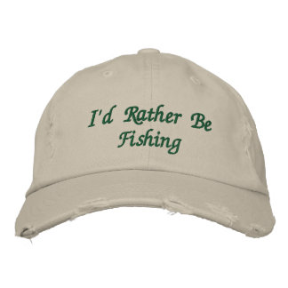 Gorra bordada de pescador