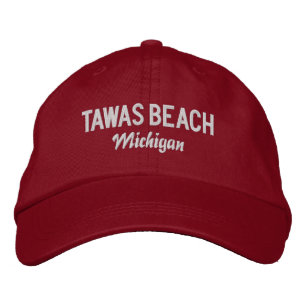 Gorra bordada de Tawas Beach Michigan