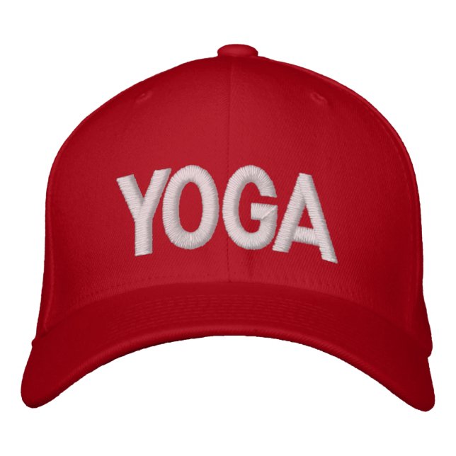 Gorra bordada de yoga... fadsfbdshgafhjgfasd (Anverso)
