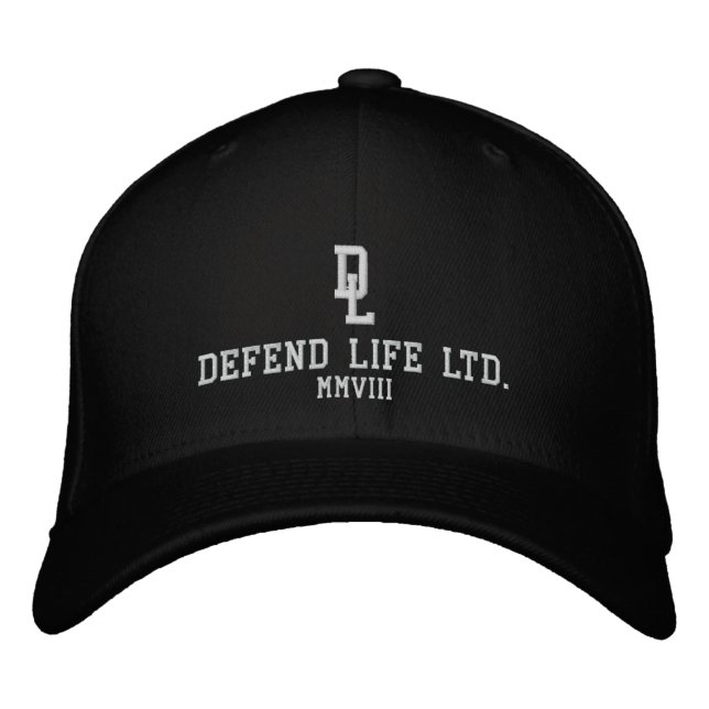 GORRA BORDADA DEFEND LIFE., MMVIII (Anverso)