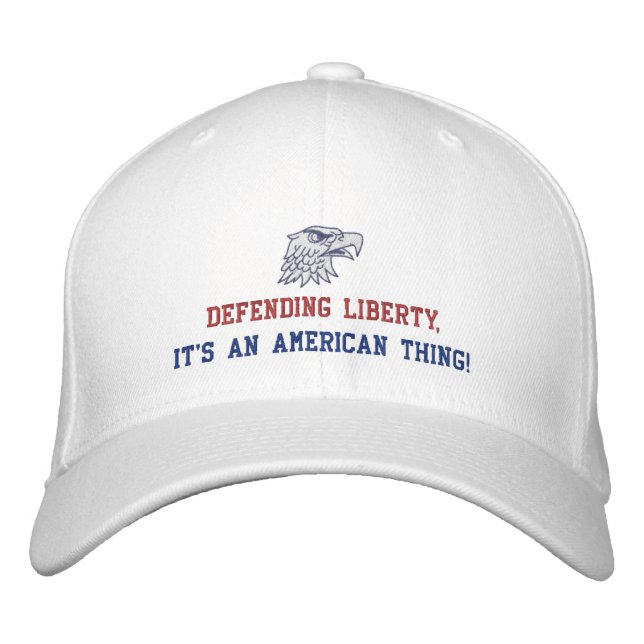 Gorra Bordada Defender la libertad (Anverso)