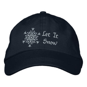 Gorra Bordada Deja que Nieve