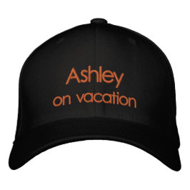 Gorra Bordada Dejando a Ashley de vacaciones