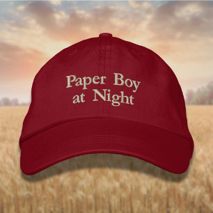 Gorra Bordada Dejar caer al papel chico de noche