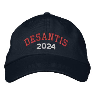 Gorra Bordada Desantis 2024 - azul rojo