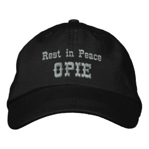 Gorra Bordada Descansa en paz Opie