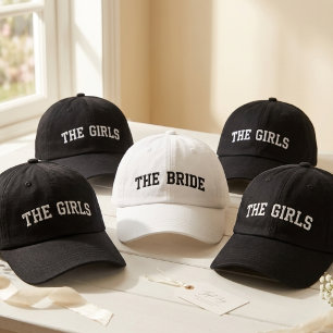 Gorra Bordada Despedida de soltera Guion personalizado para el