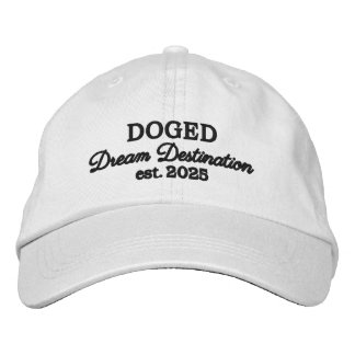 Gorra Bordada Destino de sueño DOGED