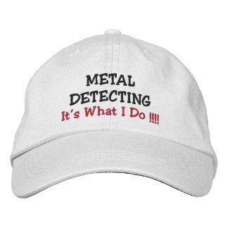 Gorra Bordada DETECCIÓN metalizado, "¡¡¡¡¡¡¡¡¡¡¡¡¡Es lo que hago