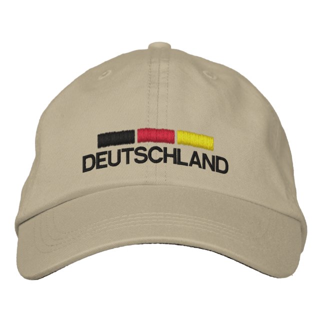 Gorra Bordada Deutschland Fussball Embroidered Cap (Anverso)