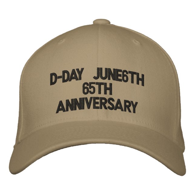Gorra Bordada Día D Junio 665 Aniversario (Anverso)