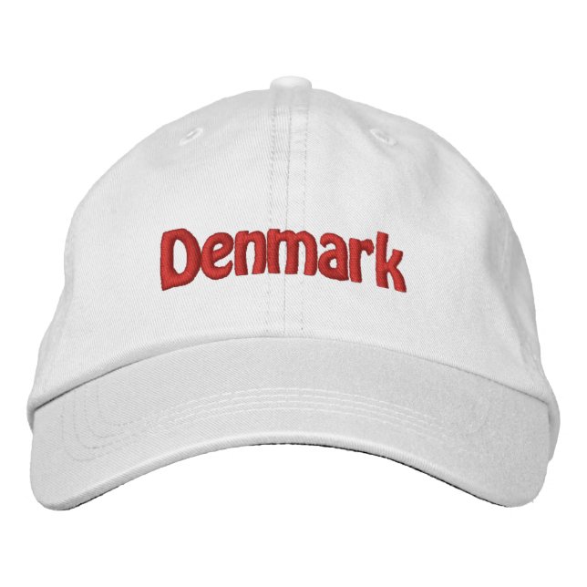 Gorra Bordada Dinamarca (Anverso)
