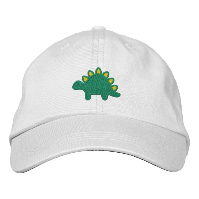 Gorra Bordada Dinosaurio estegosaurio (Anverso)