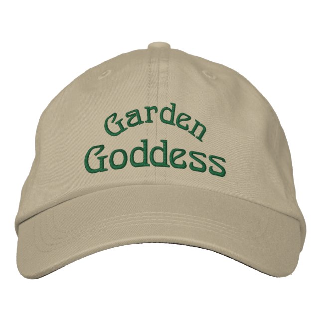 Gorra Bordada Diosa del jardín Graciosa (Anverso)