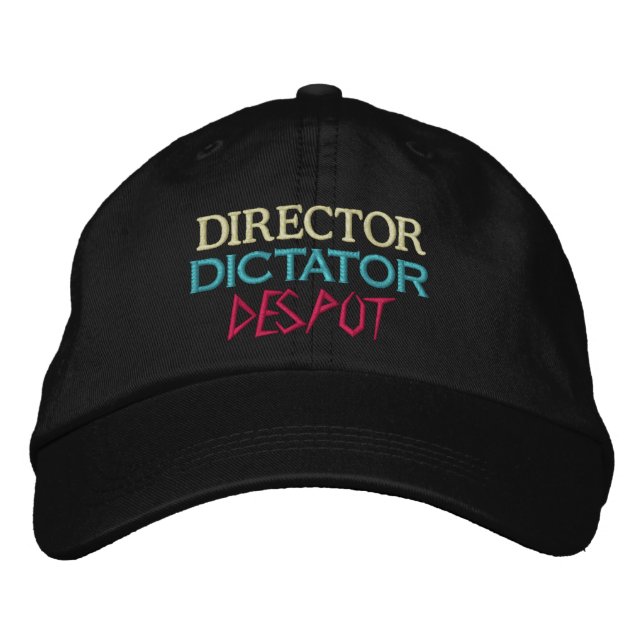 Gorra Bordada Director a Despot (Anverso)