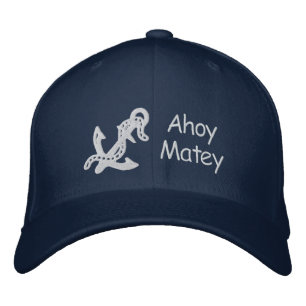 Gorra Bordada Diseño de bordado de Personalizable de Ancla y Cad