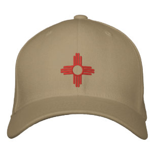 Gorra Bordada Diseño de la bandera de Nuevo México